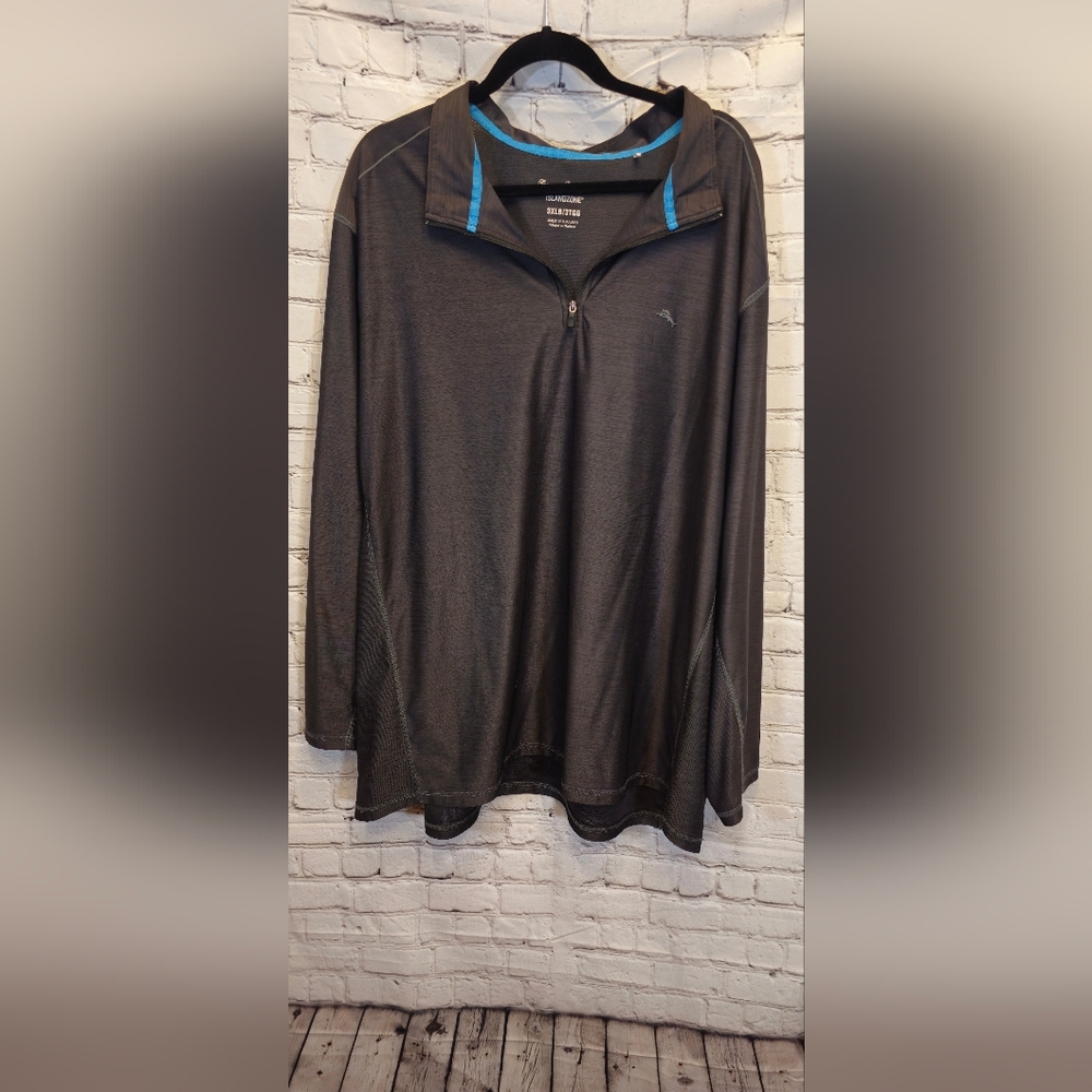 Tommy Bahama Charcoal Long Sleeve Shirt